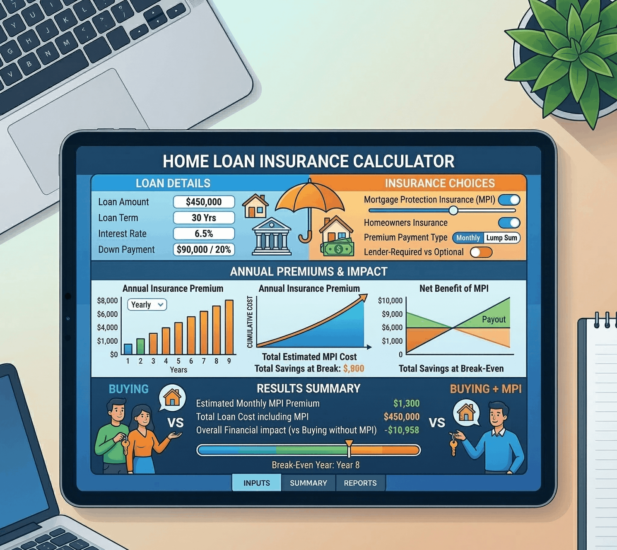 Calculator Illustration